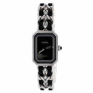 Chanel 20 Premiere Rock Quartz Watch Stainless Steel and Leather